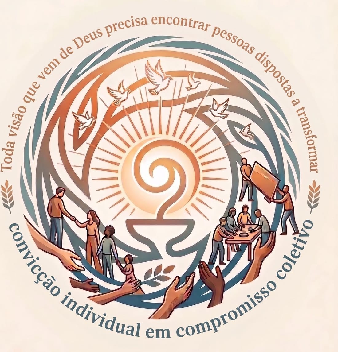 Toda visão que vem de Deus precisa encontrar pessoas dispostas a transformar convicção individual em compromisso coletivo.